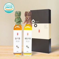 국산 들기름 생들기름 선물세트 5호(들기름,생들기름,각250ml)(+선물박스,쇼핑백)