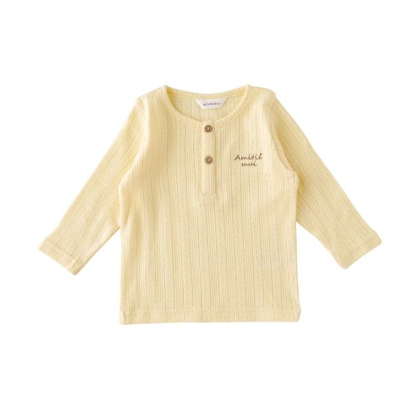 [여주점] [오프라벨 여주점] 밍크뮤 (YE) 아미띠에뮤뮤긴팔티셔츠 (35170-670-03)