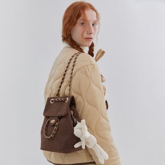 아노에틱 ANC CLASSIC BACKPACK_SUEDE BROWN