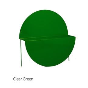 [무케] 피알피알_서큘러 쉘프 (CLEAR GREEN) 철제 원형 선반