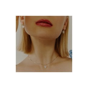 [Silver] Pure Heart Necklace