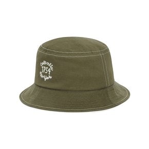 1754 CLASSIC LOGO BUCKET HAT 카키브라운