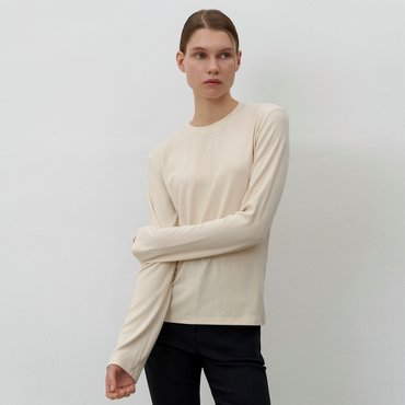 나인(Atelier Nain) (택가:29,000원)에센셜 소프트 베이직 라운드 티(T-6873)