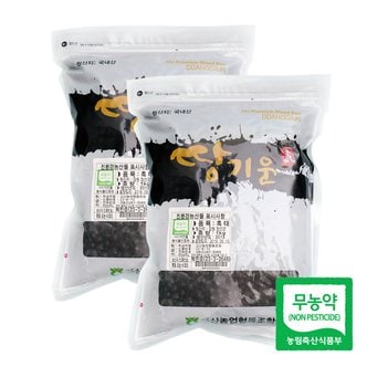 고산농협 친환경 땅기운 흑태1kgx2팩(2kg)