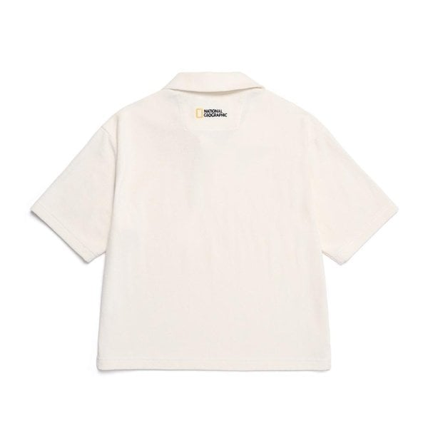 [부산점] N252WTS480  071 내셔널지오그래픽 여성용 W` 테리 베이직 카라 티셔츠