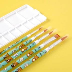 (당일출고) 덕플러스 리락쿠마 붓 팔레트 세트