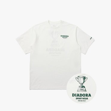 디아도라 [공식스토어] AIRTEX 트로피 반팔 티셔츠 OFF WHITE (D4221LRS49OWH)