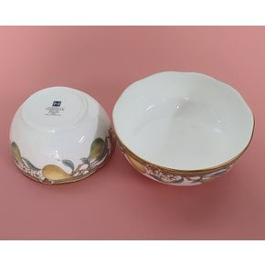 오케스트라 공기대접2p (공기1개대접1개) ~~ 중요한 분들께 대접해도 손색이 없는 품격높은 디자인입니다.