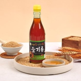 푸르젠 통들깨 100% 전통 압착 들기름 350ml x 2병