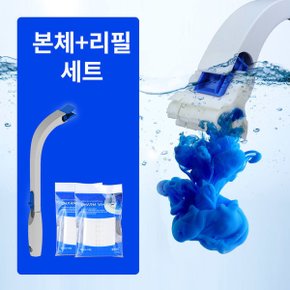 다용도 변기크리너 본체+리필12p 변기솔  이지 청소