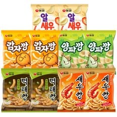 농심 먹태깡 60g 2개 + 새우깡 90g 2개 + 양파깡 83g 2개 +알새우칩 68g 2개 + 감자깡 7