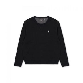 POLO RALPH LAUREN [ 10]더블 니트 스웨트셔츠-블랙