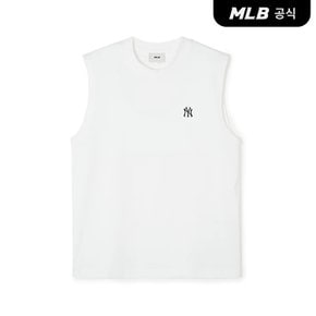 [코리아공식] [MLB] 베이직 스몰로고 쿨테크 나시 티셔츠 (2 COLOR)