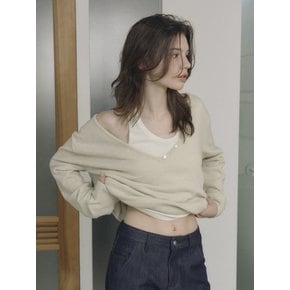 [4color] 소프트 딥 브이넥 니트 [메리노울100]