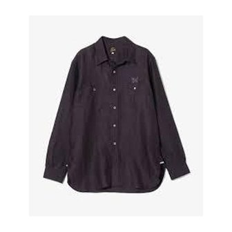 니들스 25SS 니들스 긴팔 셔츠 QV291PURPLE DOM