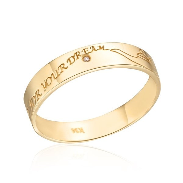 [비앤비골드] 18K 포유어드림 큐빅 민자 남성 반지 NAC8508