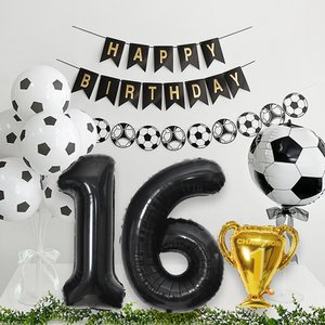 파티아일랜드 H.B.D 축구 트로피 파티 세트 16