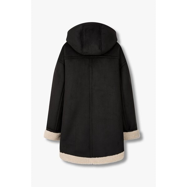 신세틱 무스탕 후디 더플 코트 9105461111099