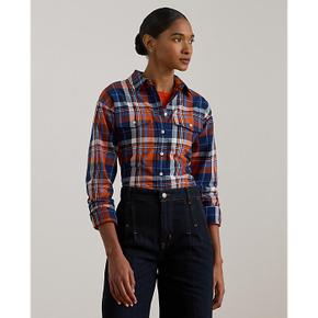 플래드 코튼 트윌 셔츠(WMLRSHTS6820527999)