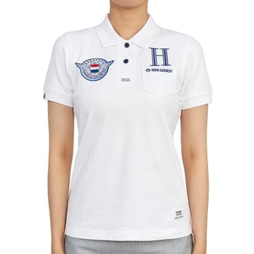 혼가먼트 골프웨어 여성 반팔티셔츠 HCW 2A AP84 WHITE
