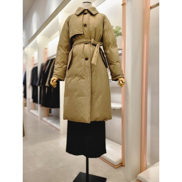 [여주점] 여성 벨티드 싱글 트렌치 구스다운 점퍼(ITPBYPD700)