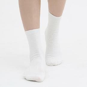 여성 모던 무지 중목양말 10켤레 국산 여자 면 학생 고등학생 중학생 흰 양말