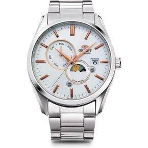 오리엔트 시계 Sun Moon 오토메틱 메카니칼 Automatic Contemporary Mens White Silver white Wi