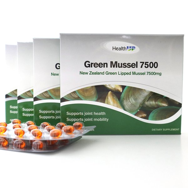 헬스업 뉴질랜드 초록입홍합오일 7500 240캡슐 3개