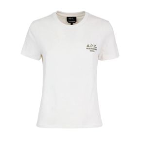 APC 아페쎄 반팔 티셔츠 루마담 로고 여성 CHALK COEZC F26848 AAG 67797603