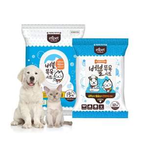 에티펫 NEW 버블 목욕 시트 휴대용 (10매)