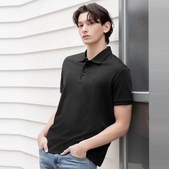 Calvin Klein Jeans 남성 레귤러핏 인터락 폴로 반팔 티셔츠(4RAB202)