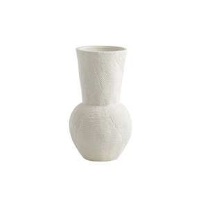 플리세 트럼펫화병_화이트