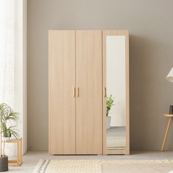 룩코어 모듈 시스템 맞춤형 1200 전신거울 옷장 이불장 세트 [착불]