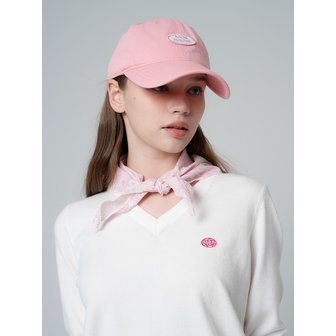몽버디골프 서클 자수 볼캡 PINK