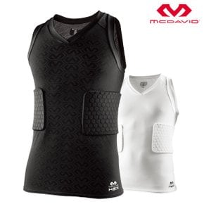 - McDavid Hexpad Tank Shirt / 3-pad(7963T) 블랙/화이트