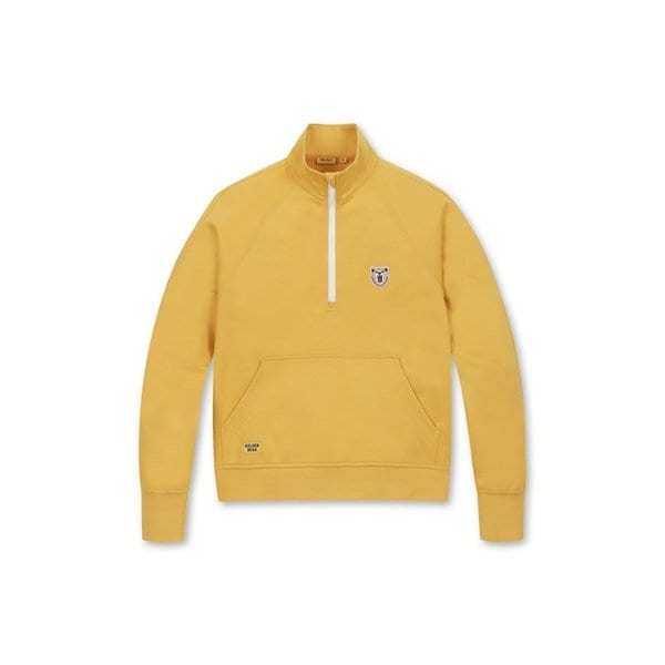 (WOMEN) Front Pocket Half Zip-up SweatShirt(Yellow)_G5TAW24715YEX