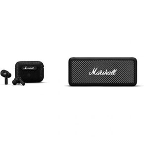 미국 마샬 블루투스 이어폰 Marshall Motif True Wireless Noise Canceling 헤드phones 블랙 and