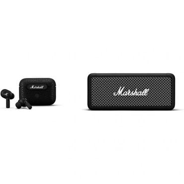  미국 마샬 블루투스 이어폰 Marshall Motif True Wireless Noise Canceling 헤드phones 블랙 and