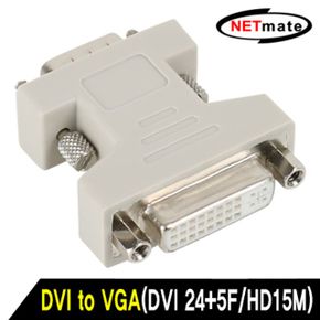 NETmate NMDG12F HD15M DVI 젠더 5F DVI 24 VGA