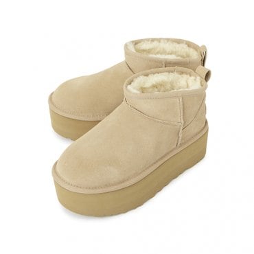UGG 어그 클래식 울트라 미니 플랫폼 여성 앵클 부츠 1135092 SAN