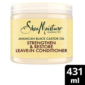 시어 모이스쳐 블랙 캐스터 오일 리브인 컨디셔너 극손상모 Shea Moisture 431ml