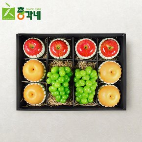 [9/6(금)순차출고][총각네] VIP 제수용 사과 배 샤인머스캣 혼합과일 선물세트 1호 4.5kg