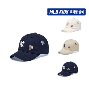 MLB키즈 (백화점공식)25N  베이스볼 패턴 볼캡  (3color)   7ACPB015N
