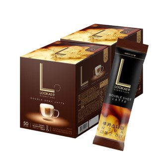  루카스나인 시그니처 더블샷라떼 50T x 2개