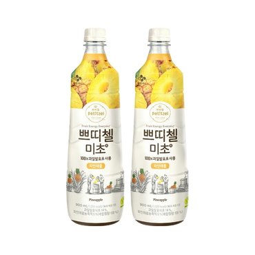  쁘띠첼 미초 파인애플 900ml x2개