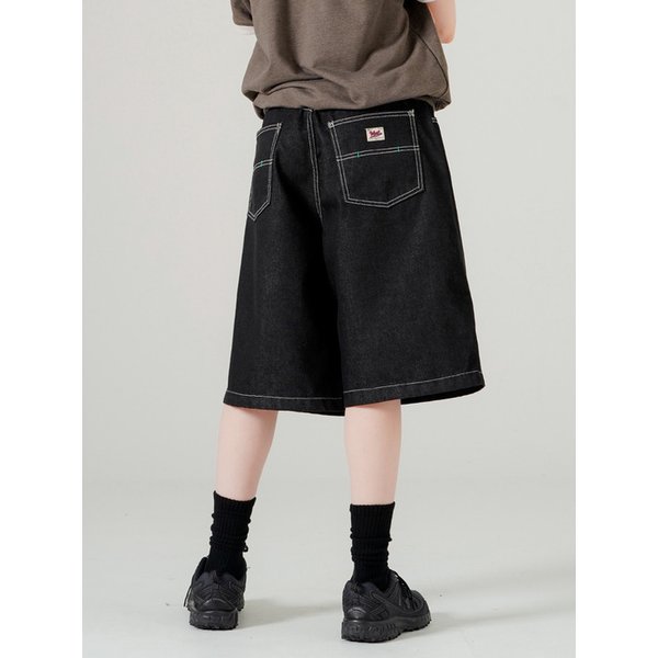 브로든 버뮤다 데님 하프팬츠 블랙 HSSP7793