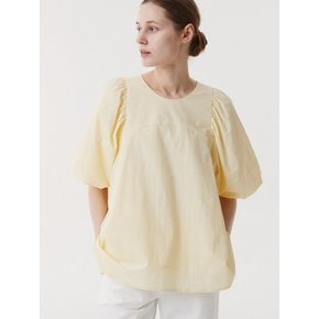 CLOUD PUFF BLOUSE (LEMON)