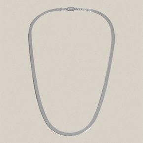 [BEST] PLATE SNAKE CHAIN  4MM SILVER (2306260400030)