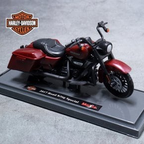 1:18 할리데이비슨 오토바이 2017 ROAD KING SPECIAL 바이크 수집품 로드킹스페셜