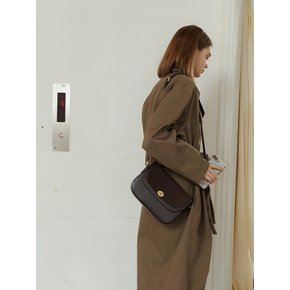 Classic Square Bag NUBUCK  Espresso Brown